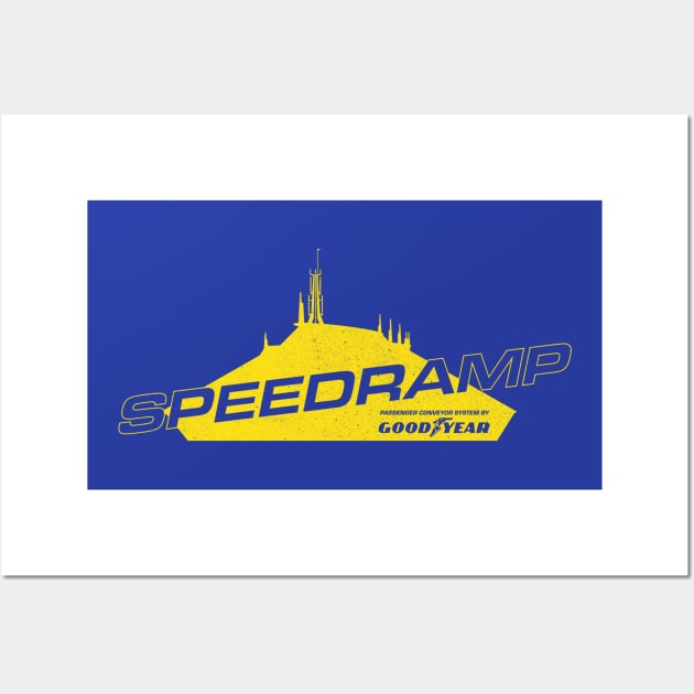 Mountain Speedramp Wall Art by RetroWDW